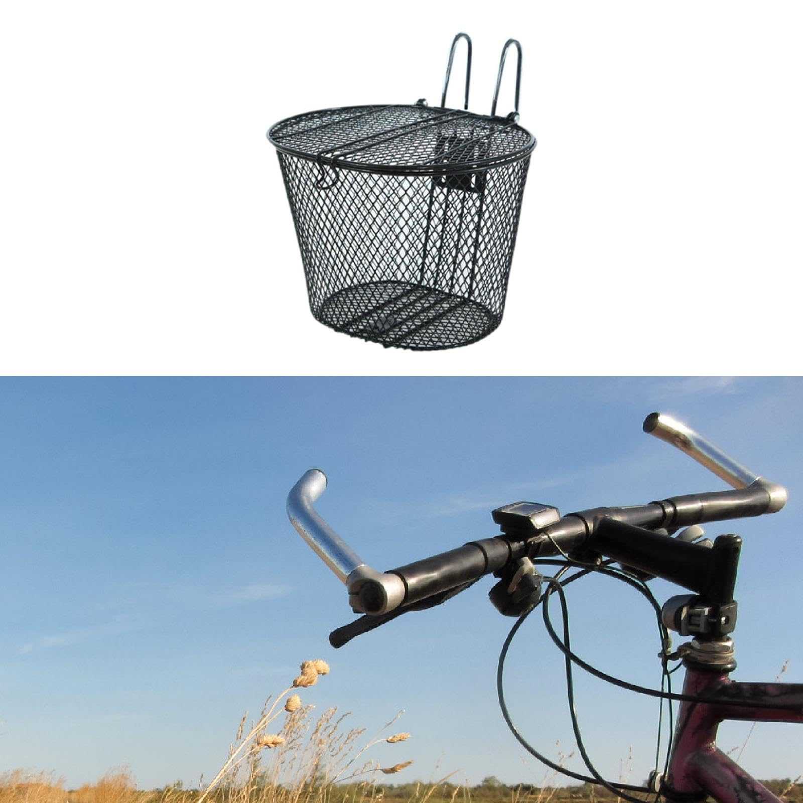Amazon | Zxpjkyu 蓋付き自転車カゴ、ロードバイク用吊り下げ自転車